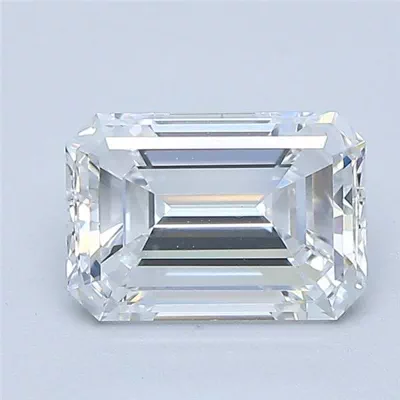 1.54ct D VS2 Very Good Cut Emerald Diamond