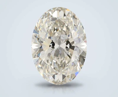 4.06ct H VS2 Rare Carat Ideal Cut Oval Lab Grown Diamond