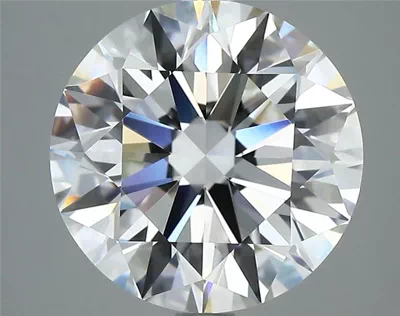 4.02ct F IF Rare Carat Ideal Cut Round Diamond