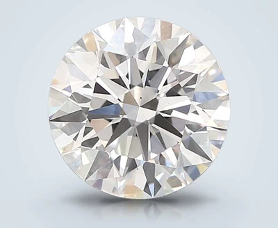 3.04ct D VS1 Rare Carat Ideal Cut Round Lab Grown Diamond