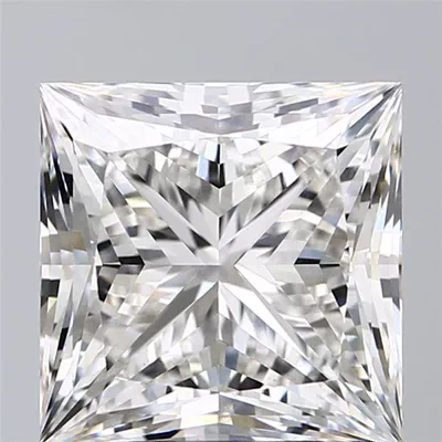 6.28ct G VS1 Rare Carat Ideal Cut Princess Lab Grown Diamond
