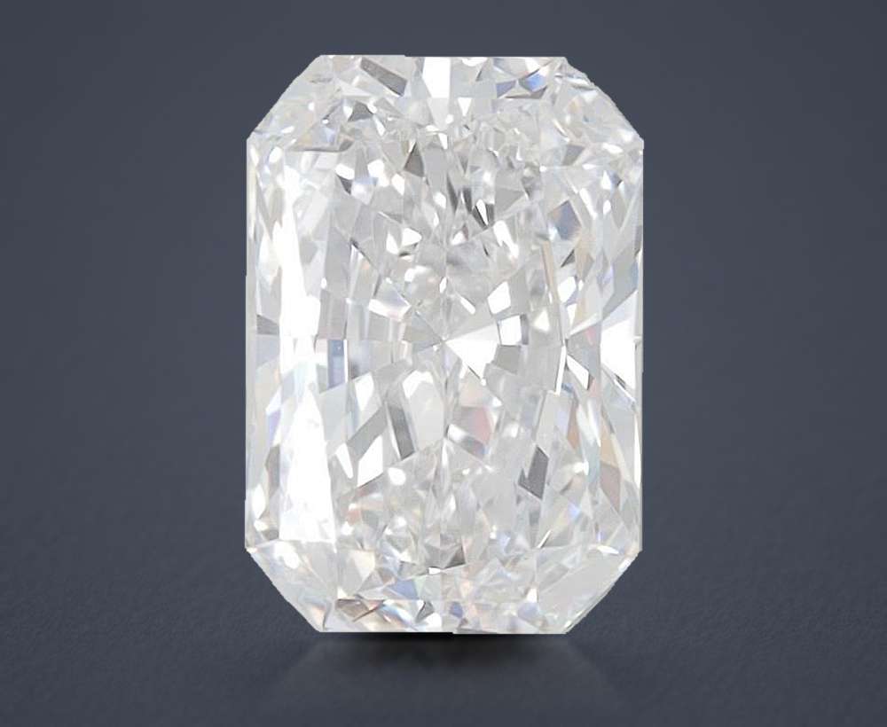 1.50ct D VS1 Rare Carat Ideal Cut Radiant Lab Grown Diamond