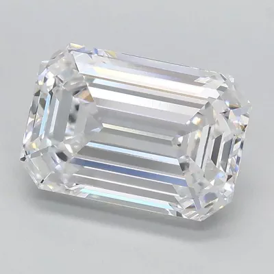 2.03ct E VVS2 Rare Carat Ideal Cut Emerald Lab Grown Diamond
