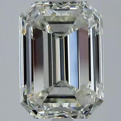 4.00ct K VVS2 Excellent Cut Emerald Diamond