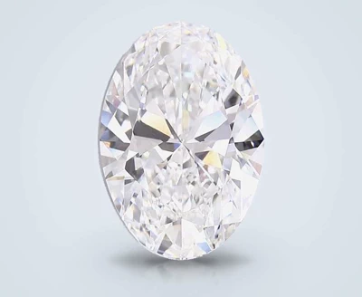 15.22ct E VVS2 Rare Carat Ideal Cut Oval Lab Grown Diamond