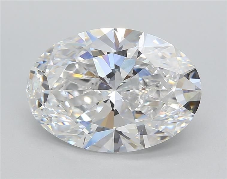 5.03ct E VVS2 Rare Carat Ideal Cut Oval Lab Grown Diamond