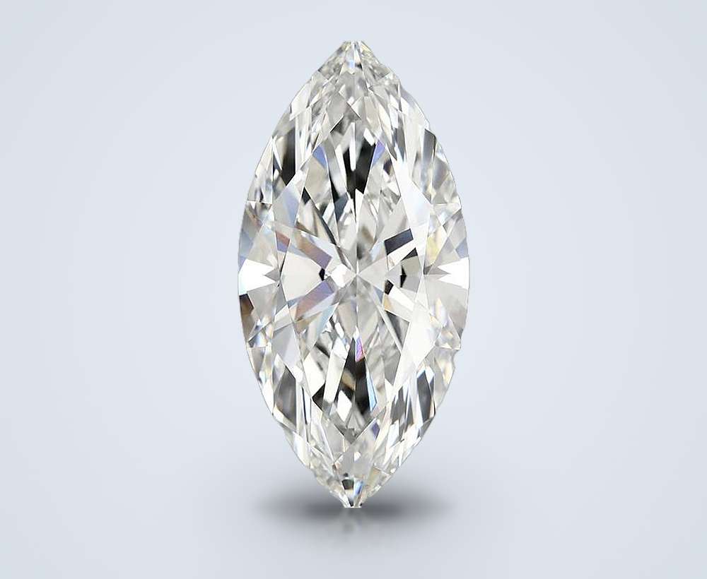 12.03ct F VVS2 Rare Carat Ideal Cut Marquise Lab Grown Diamond