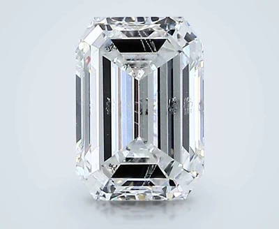 1.07ct G SI2 Rare Carat Ideal Cut Emerald Diamond