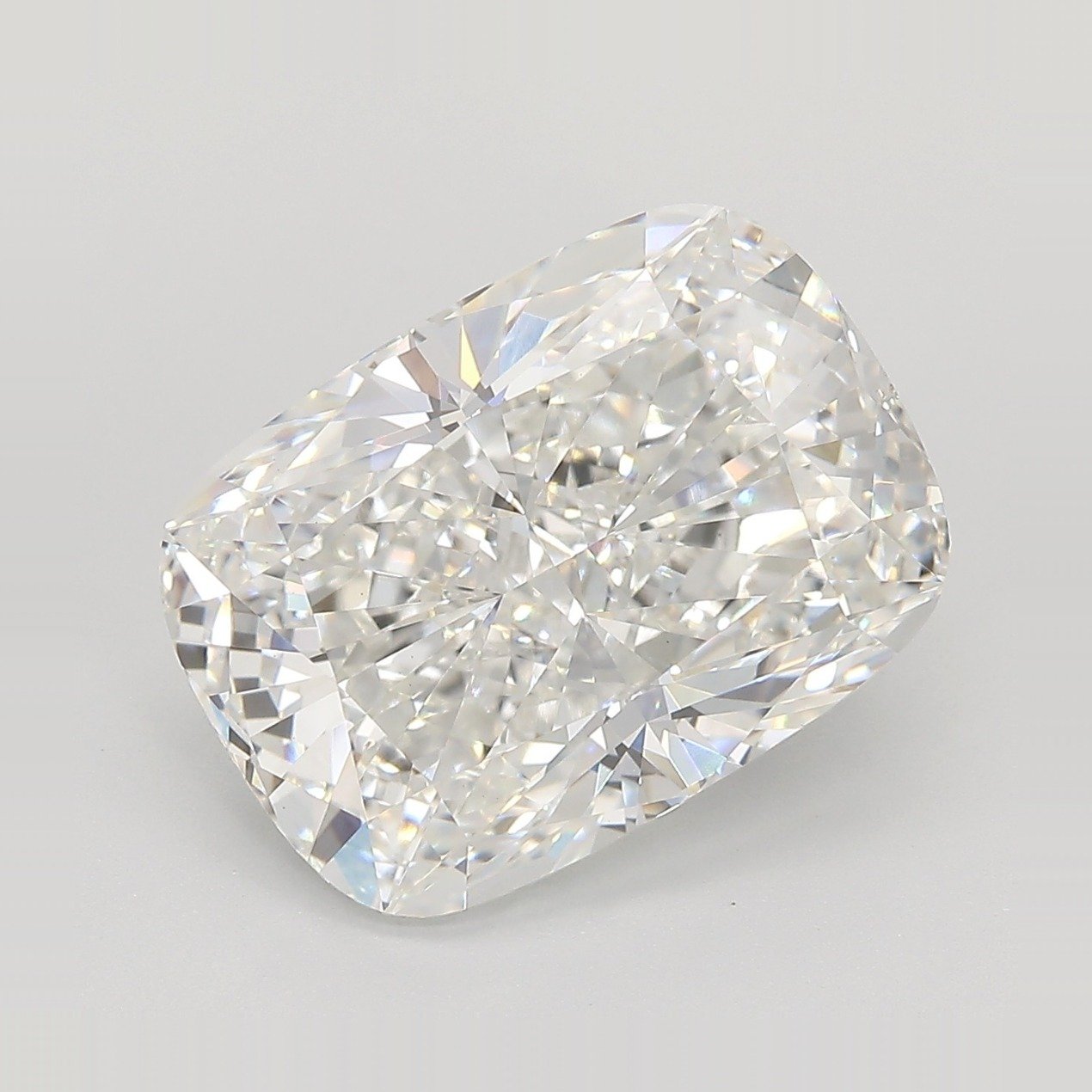 8.06ct E VVS2 Rare Carat Ideal Cut Cushion Lab Grown Diamond