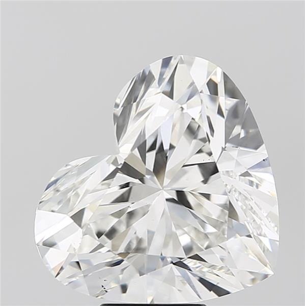 8.01ct F VS2 Rare Carat Ideal Cut Heart Lab Grown Diamond