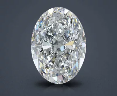 7.02ct E SI1 Rare Carat Ideal Cut Oval Diamond