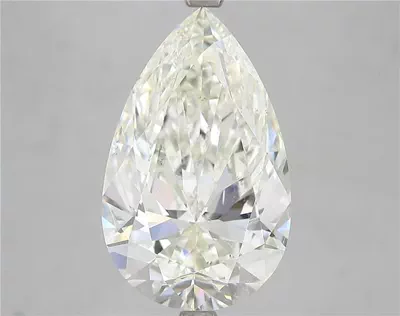 6.02ct K SI2 Rare Carat Ideal Cut Pear Diamond