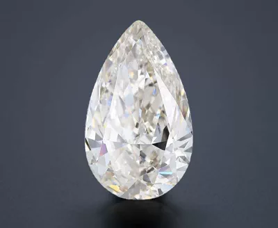 10.05ct I VVS2 Rare Carat Ideal Cut Pear Diamond