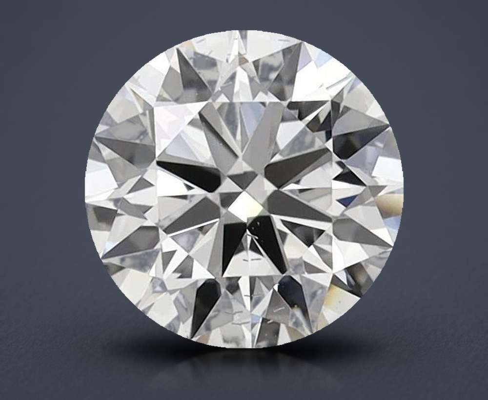 0.93ct D SI1 Rare Carat Ideal Cut Round Lab Grown Diamond