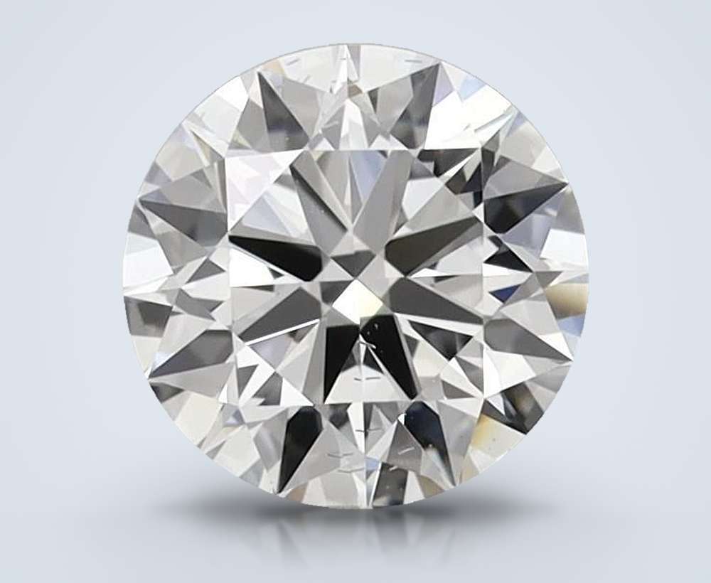0.93ct D SI1 Rare Carat Ideal Cut Round Lab Grown Diamond