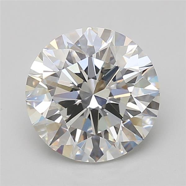 3.04ct E VVS1 Rare Carat Ideal Cut Round Lab Grown Diamond
