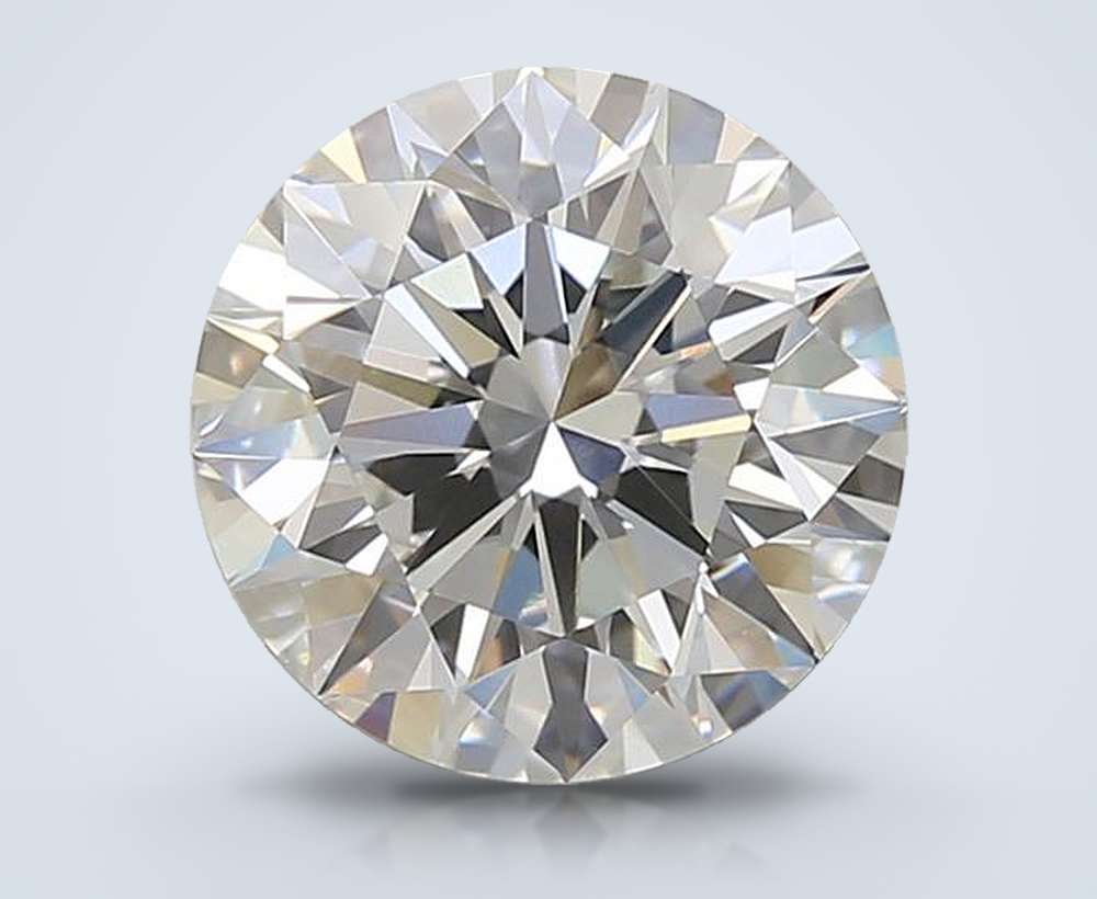 3.04ct E VVS1 Rare Carat Ideal Cut Round Lab Grown Diamond