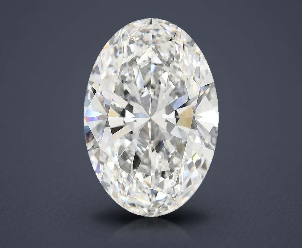 12.34ct F VVS2 Rare Carat Ideal Cut Oval Lab Grown Diamond