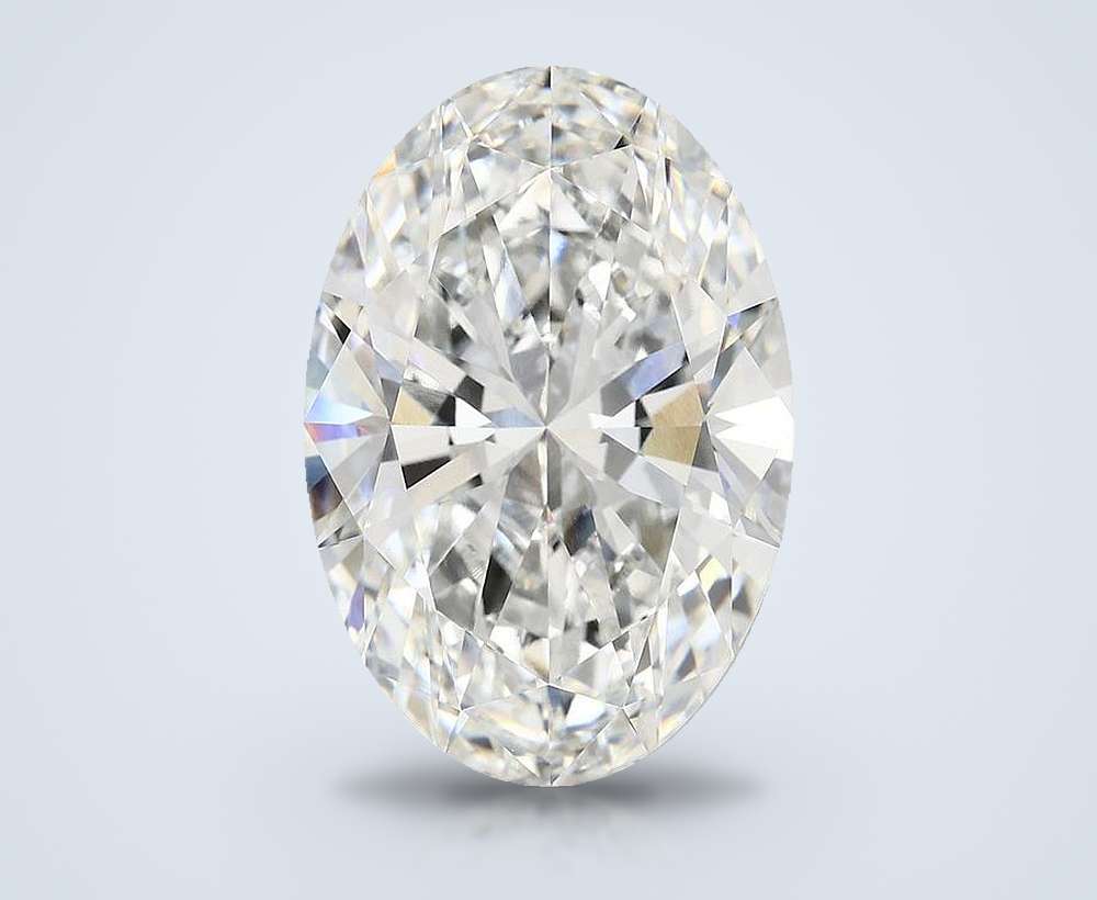 12.34ct F VVS2 Rare Carat Ideal Cut Oval Lab Grown Diamond