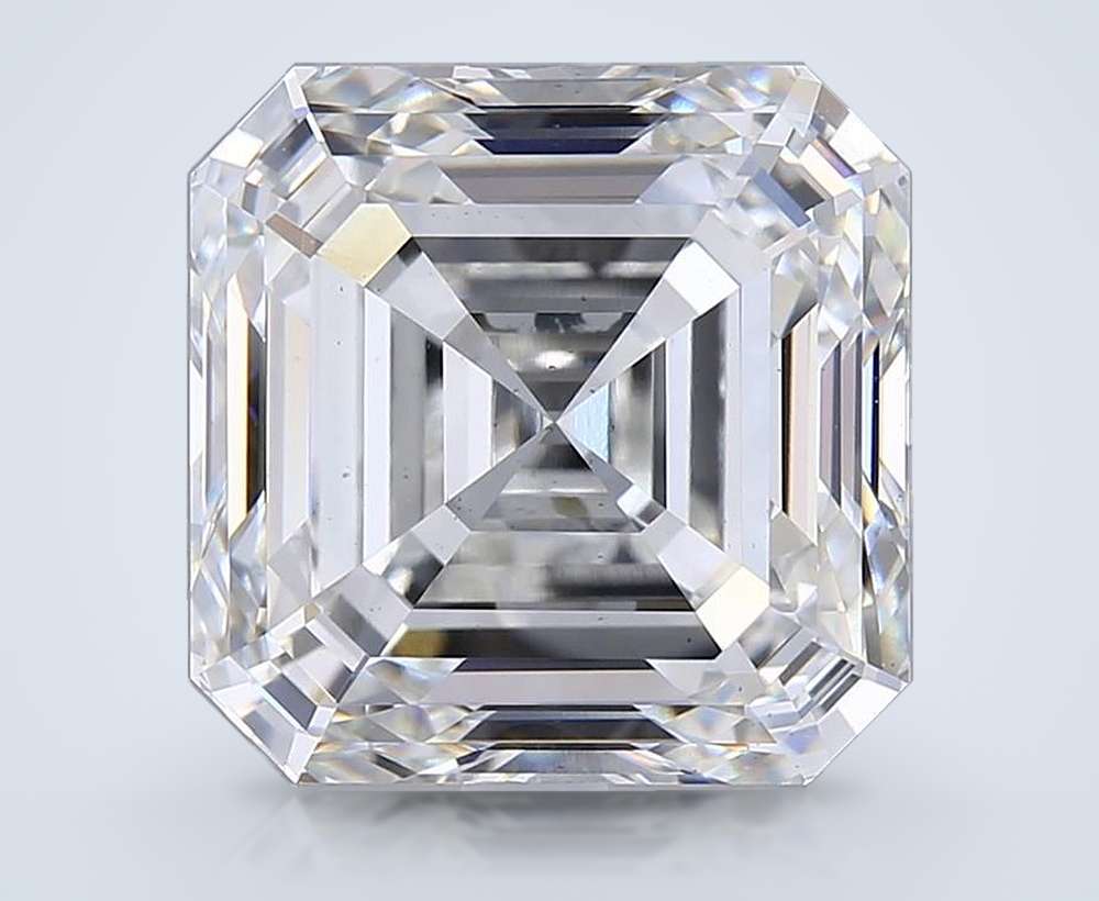 7.06ct E VS1 Rare Carat Ideal Cut Asscher Lab Grown Diamond