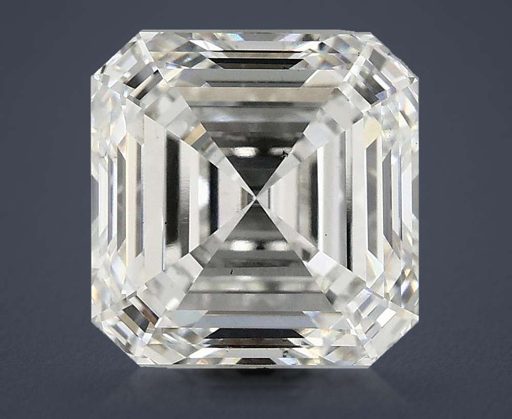 4.03ct F VS2 Excellent Cut Asscher Lab Grown Diamond