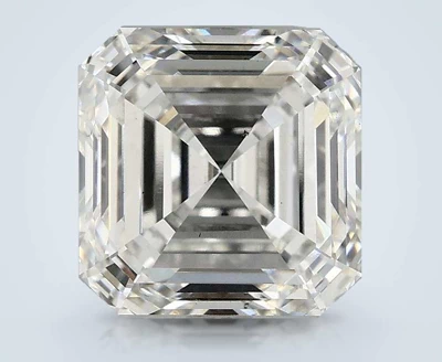 4.03ct F VS2 Excellent Cut Asscher Lab Grown Diamond