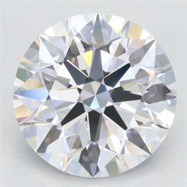 2.93ct D VVS1 Rare Carat Ideal Cut Round Lab Grown Diamond