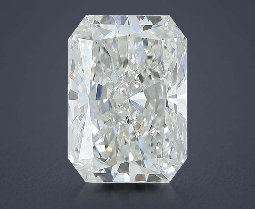 6.43ct F VVS2 Rare Carat Ideal Cut Radiant Lab Grown Diamond