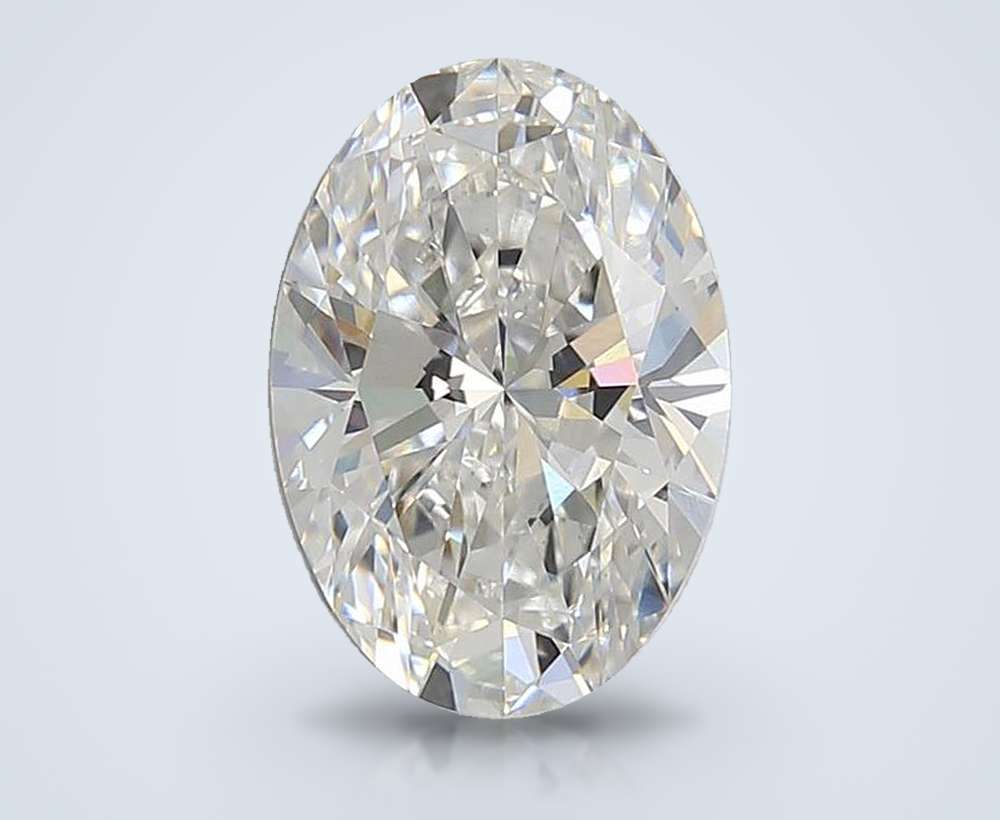 3.03ct D VS1 Rare Carat Ideal Cut Oval Lab Grown Diamond