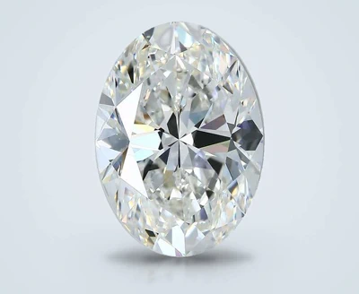 5.03ct G SI1 Rare Carat Ideal Cut Oval Diamond