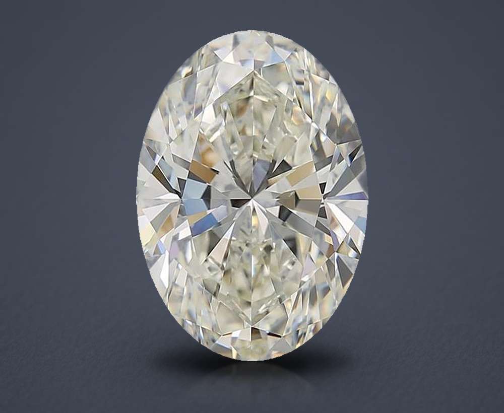 6.06ct K VS2 Rare Carat Ideal Cut Oval Diamond