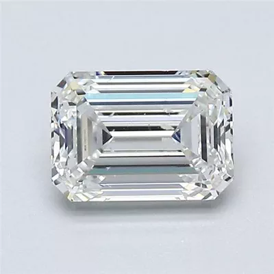 1.01ct G SI1 Excellent Cut Emerald Diamond