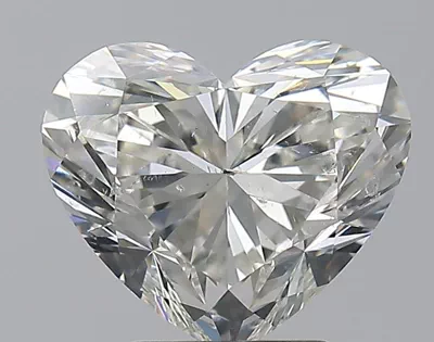 3.01ct J SI2 Rare Carat Ideal Cut Heart Diamond