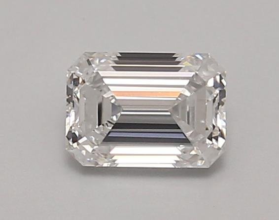 0.87ct D VVS1 Excellent Cut Emerald Lab Grown Diamond