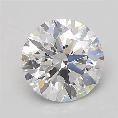 3.08ct D VS2 Rare Carat Ideal Cut Round Lab Grown Diamond