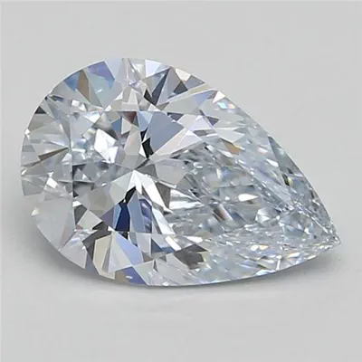 1.13ct D VVS1 Rare Carat Ideal Cut Pear Lab Grown Diamond