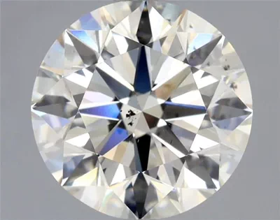 2.03ct K SI1 Rare Carat Ideal Cut Round Diamond