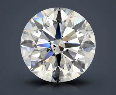 2.03ct K SI1 Rare Carat Ideal Cut Round Diamond