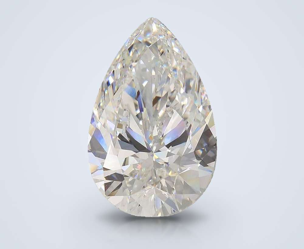 20.31ct F VS1 Rare Carat Ideal Cut Pear Lab Grown Diamond