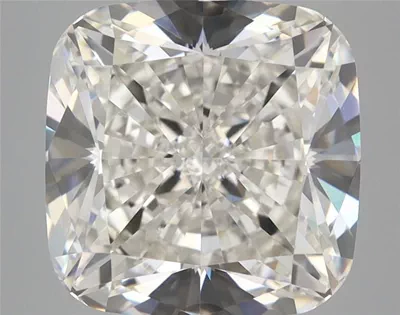 6.12ct H VS1 Rare Carat Ideal Cut Cushion Lab Grown Diamond