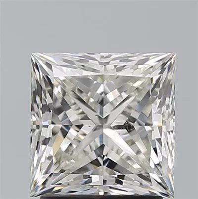 2.21ct J SI1 Rare Carat Ideal Cut Princess Diamond
