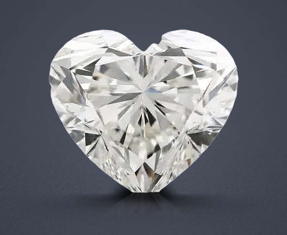 5.03ct H VS1 Rare Carat Ideal Cut Heart Diamond
