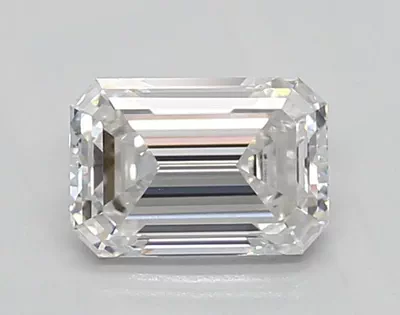 0.88ct E VVS1 Excellent Cut Emerald Lab Grown Diamond