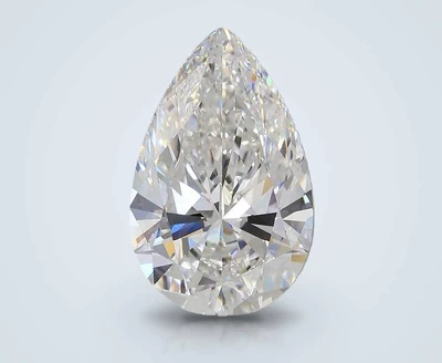 6.03ct E VVS2 Rare Carat Ideal Cut Pear Lab Grown Diamond