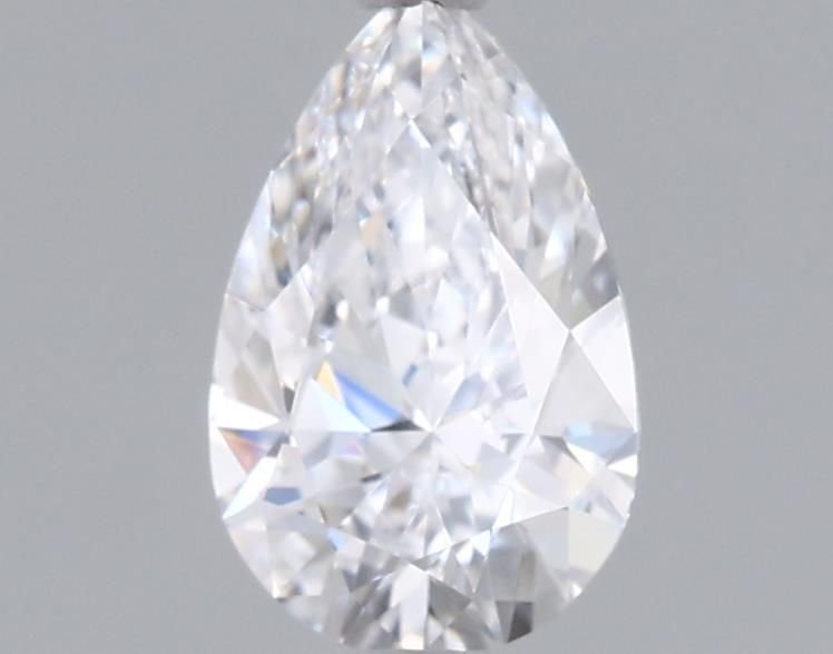 0.77ct D VVS2 Rare Carat Ideal Cut Pear Lab Grown Diamond