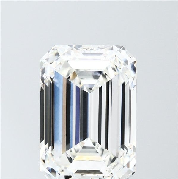 15.09ct G VVS2 Rare Carat Ideal Cut Emerald Lab Grown Diamond