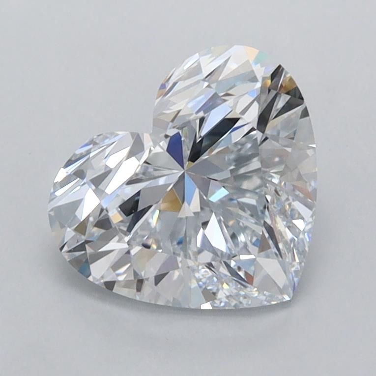 1.53ct F FL Rare Carat Ideal Cut Heart Lab Grown Diamond