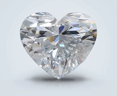 1.53ct F FL Rare Carat Ideal Cut Heart Lab Grown Diamond