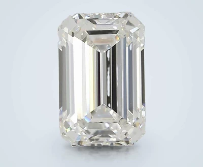 3.55ct F VS1 Rare Carat Ideal Cut Emerald Lab Grown Diamond