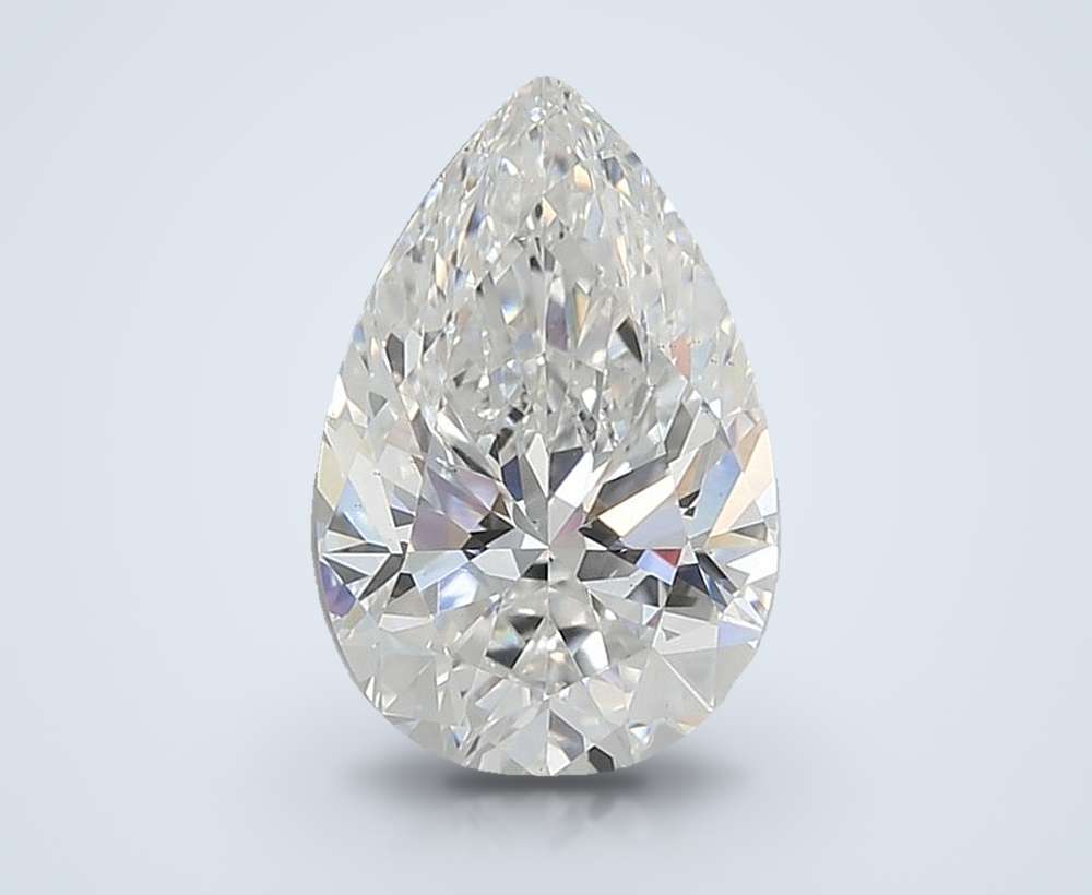 2.50ct E VS2 Rare Carat Ideal Cut Pear Lab Grown Diamond